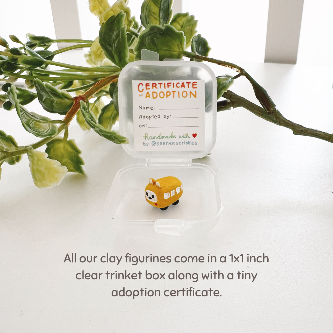 Painter Hammy Clay Buddy | Handmade