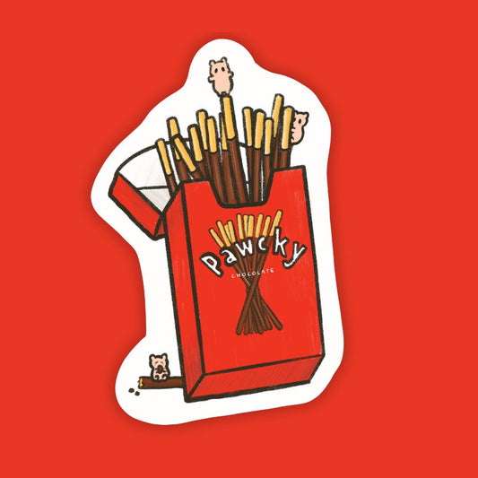 Pawcky Sticker | Dishwasher Safe