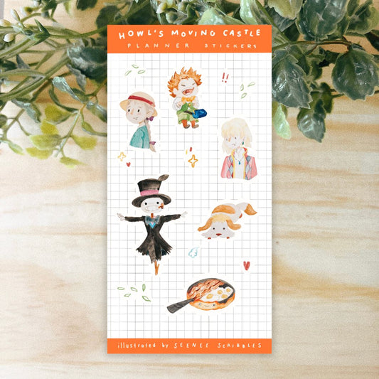 Howl's Moving Castle Sticker Sheet