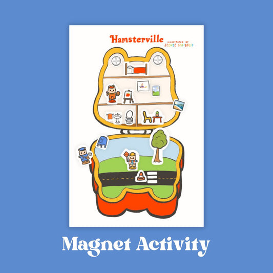 Hammy Pocket in Hamsterville Magnet Activity