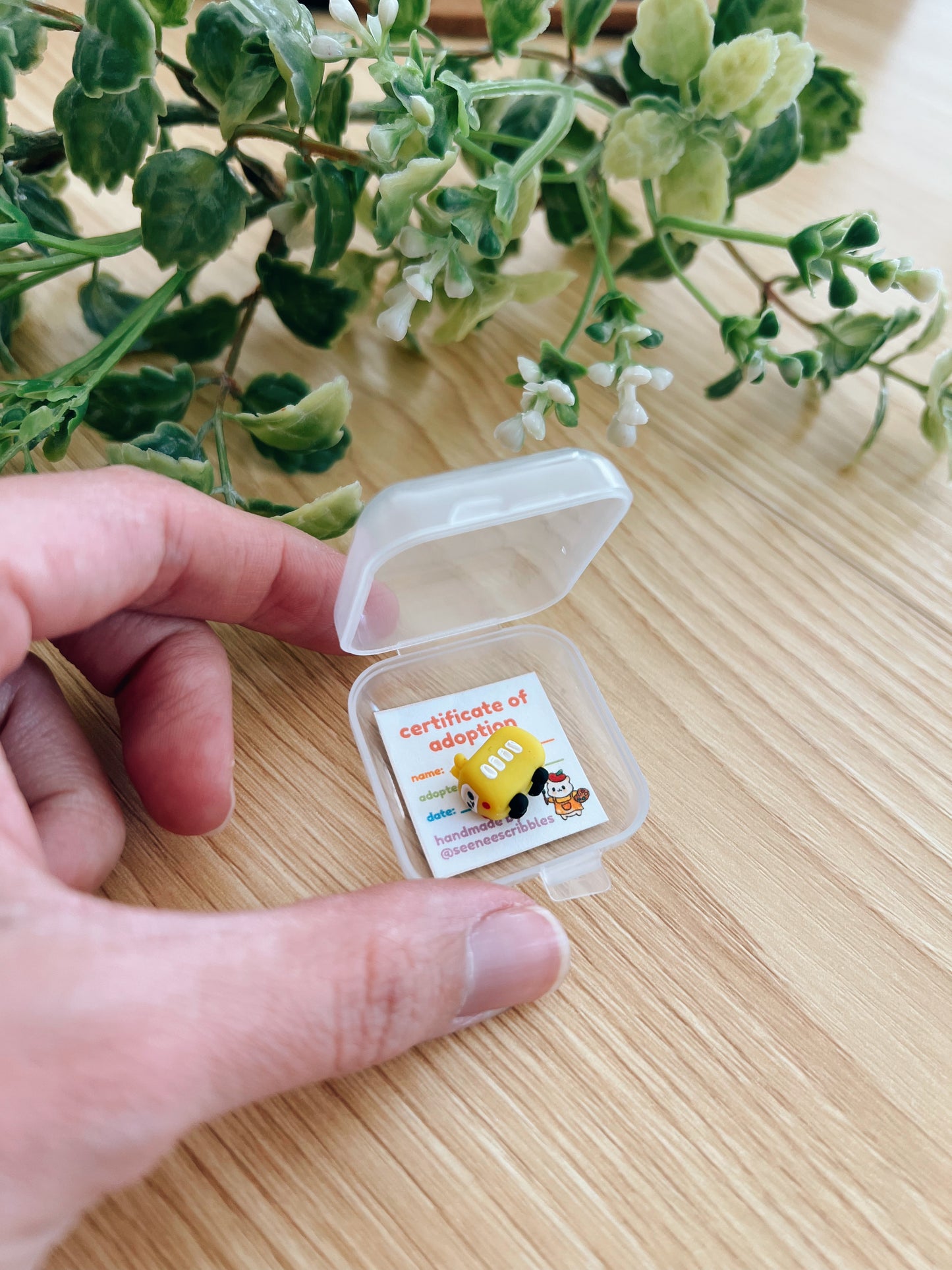 Hamsterville School Bus Clay Buddy