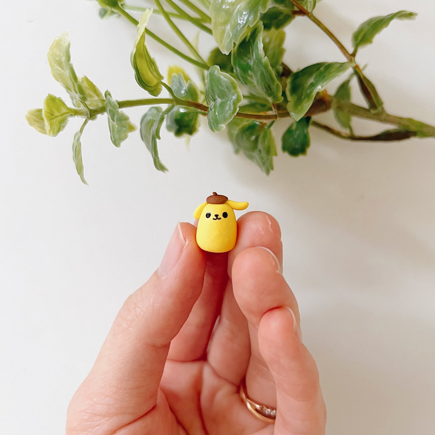 Pompompurin Clay Buddy | Handmade