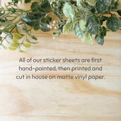NEW • A Busy Day in Hamsterville Sticker Sheet