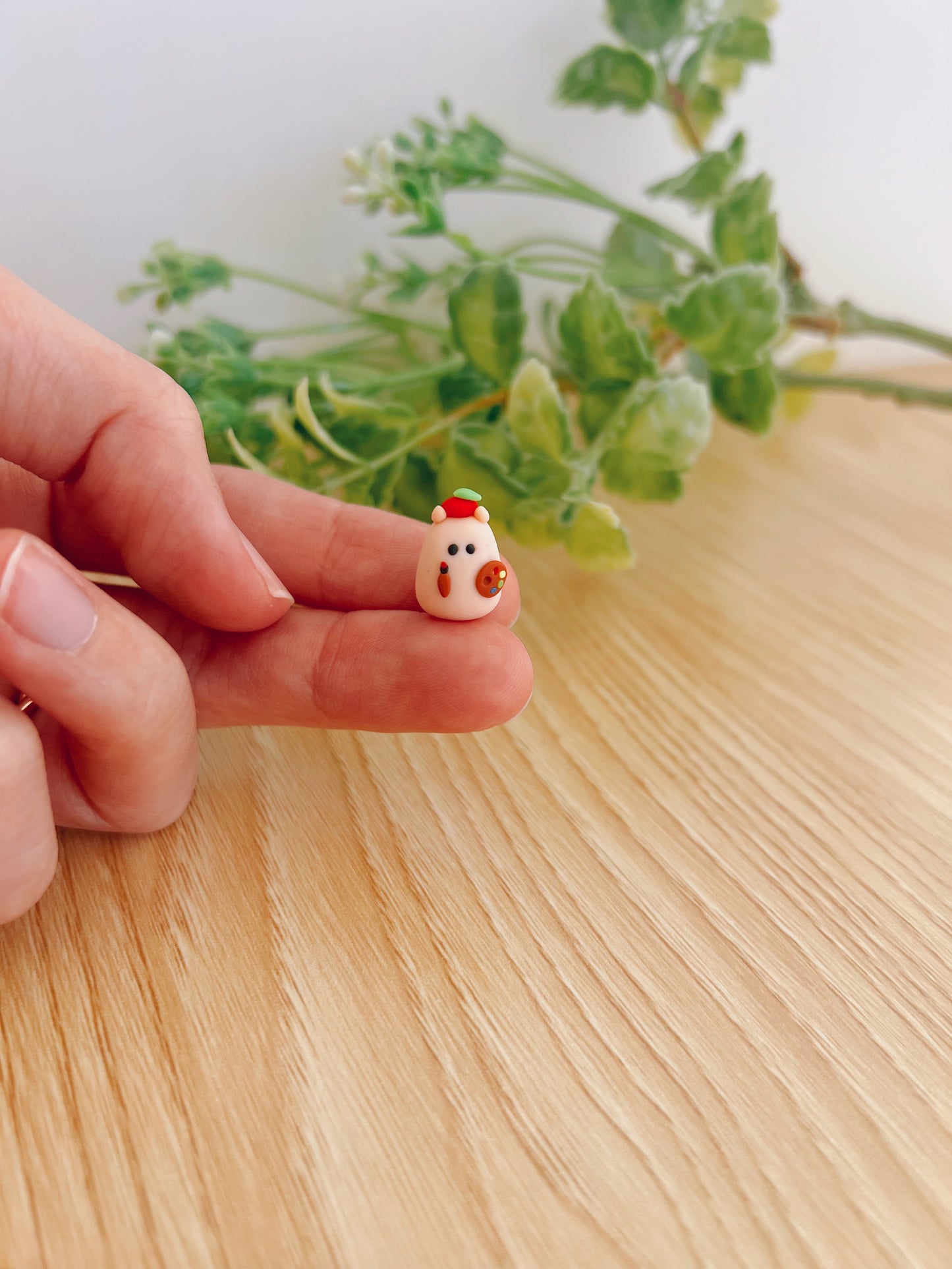 Painter Hammy Clay Buddy | Handmade