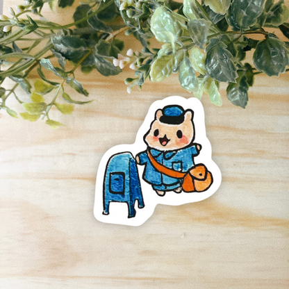 Post Hammy Sticker  | Dishwasher Safe