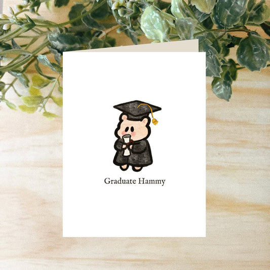 Graduate Hammy Greeting Card
