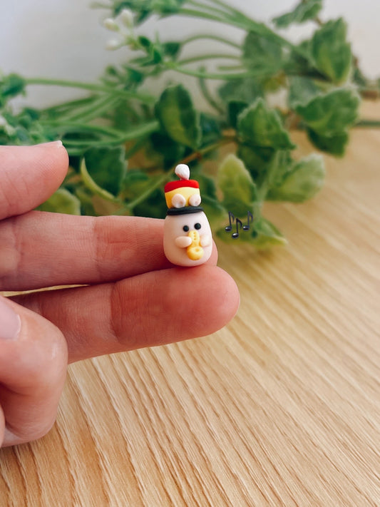 Marching Band Hammy Handmade Miniature Clay Buddy