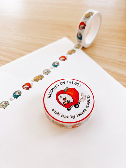 Hammies On the Go! Washi Tape (THIN) • 1cm x 5m