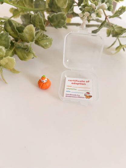 Pumpkin Hammy Clay Buddy