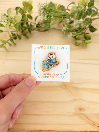 Post Hammy Wooden Pin