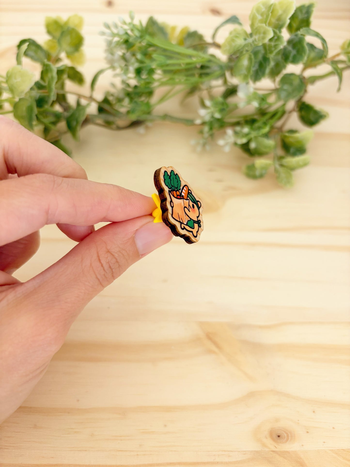 Grocer Hammy Wooden Pin