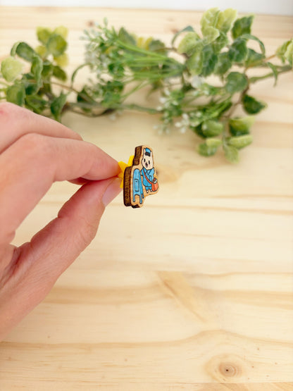 Post Hammy Wooden Pin