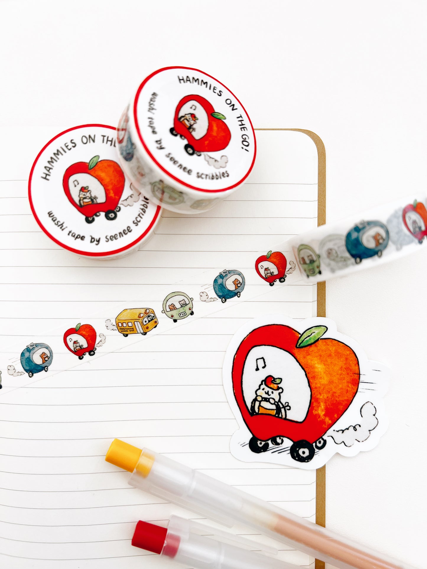 Apple Car Sticker | Dishwasher Safe