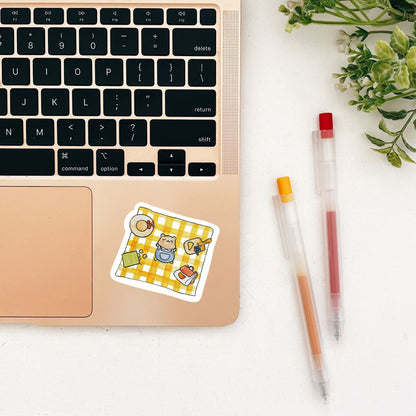 Picnic Hammy Sticker | Dishwasher Safe